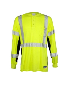 Kishigo - Unisex Tall FR Long Sleeve Henley T-Shirt - F694T