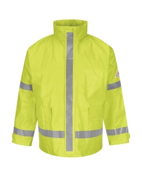 Bulwark - Men's Hi-Visibility Flame-Resistant Rain Jacket - JXN6