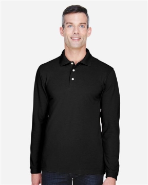 Harriton - Men's Easy Blend™ Long Sleeve Polo - M265L
