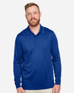 Harriton - Men's Advantage Snag Protection Plus IL Long Sleeve Polo - M348L