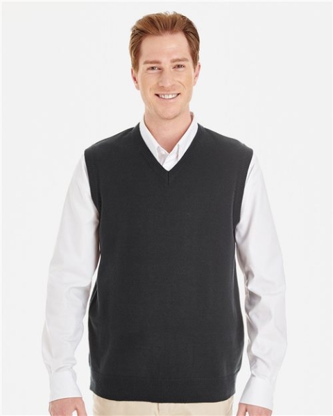 Harriton - Men's Pilbloc™ V-Neck Sweater Vest - M415