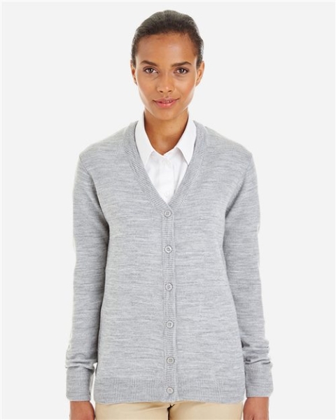 Harriton - Women's Pilbloc V-Neck Button Cardigan Sweater - M425W