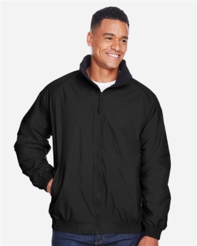 Harriton - Unisex Fleece Lined Nylon Jacket - M740