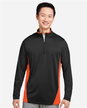Harriton - Men's Flash Snag Protection Plus IL Colorblock Quarter-Zip Pullover - M786
