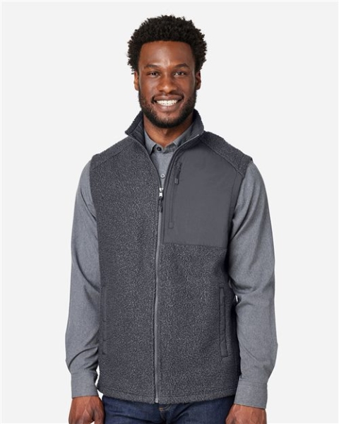 North End - Men's Aura Sweater Fleece Vest - NE714