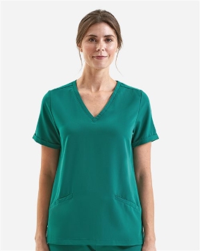 Onna - Women's Invincible V-Neck Stretch Scrub Top - NN310