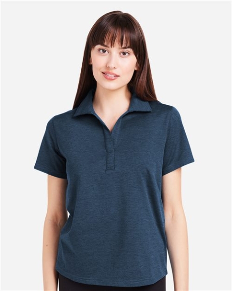 Glyder - Women's Fairway Marbled Jersey Polo - PDP7058