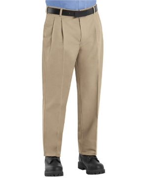 Red Kap - Men's Odd-Extended Sizes Pleated Twill Slacks - PT38ODD
