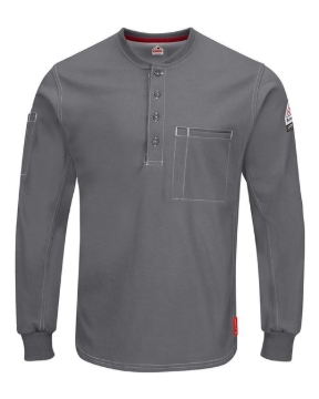 Bulwark - Men's iQ Series® Plus Long Sleeve Henley - QT40