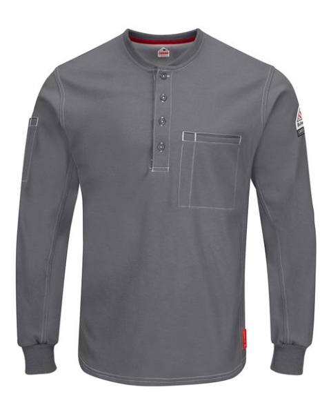 Bulwark - Men's iQ Series® Plus Long Sleeve Henley - QT40