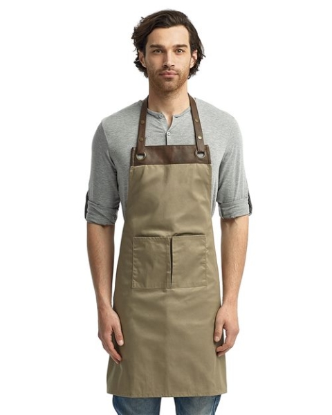 Artisan Collection by Reprime - Espresso Bib Apron - RP123
