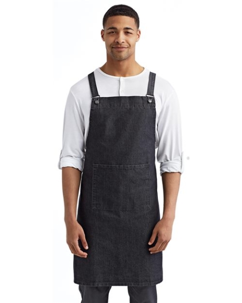 Artisan Collection by Reprime - Cross Back Barista Bib Apron - RP129