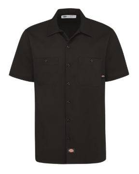 Dickies - Men's Industrial Short Sleeve Cotton Work Shirt - S307