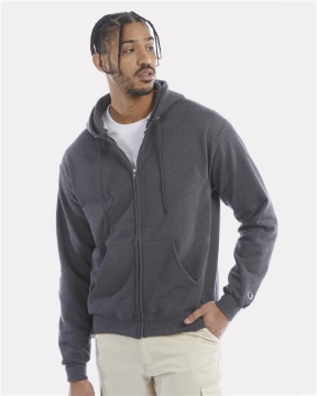 Champion - Unisex Powerblend® Full-Zip Hooded Sweatshirt - S800