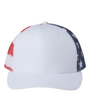 White/ USA Flag