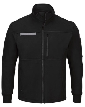 Bulwark - Men's Zip Front Fleece Jacket-Cotton /Spandex Blend - SEZ2