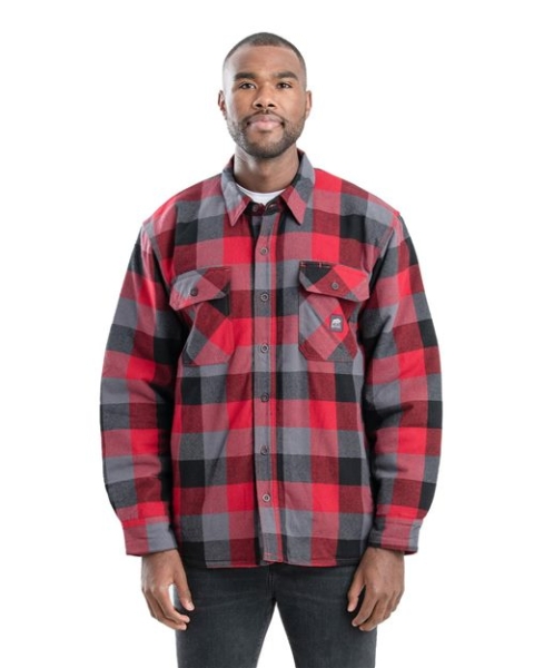 Berne Apparel - Men's Timber Flannel Shirt Jacket - SH69