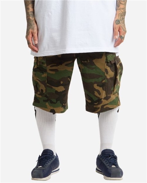 Shaka Wear - Unisex Fleece Cargo Shorts - SHFCS