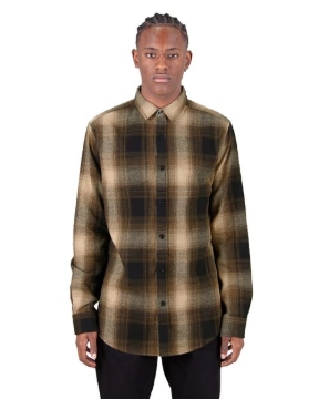 Shaka Wear - Unisex Plaid Flannel Overshirt - SHHFS