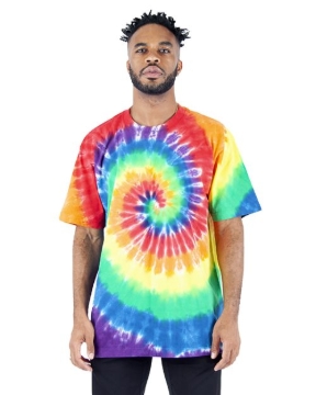 Shaka Wear - Unisex Max Heavyweight Tie-Dyed T-Shirt - SHTDSS