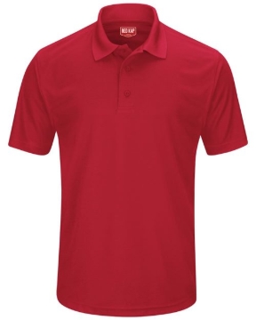 Red Kap - Men's Short Sleeve Performance Knit Pocketless Core Polo - SK96