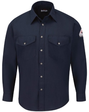 Bulwark - Men's Tall Snap-Front Uniform Shirt - Nomex® IIIA 4.5 oz. - SNS2T