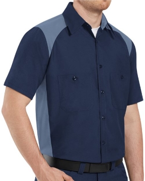 Red Kap - Men's Tall Short Sleeve Motorsports Shirt - SP28T