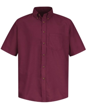Red Kap - Men's Tall Poplin Short Sleeve Dress Shirt - SP80T