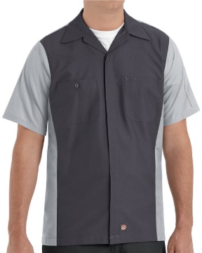 Red Kap - Men's Short Sleeve Automotive Crew Shirt - SY20
