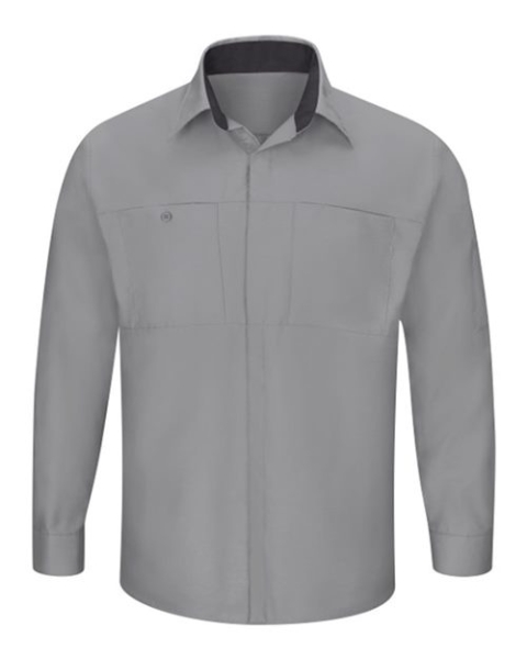 Red Kap - Men's Performance Plus Long Sleeve Shirt with OilBlok Technology - SY32