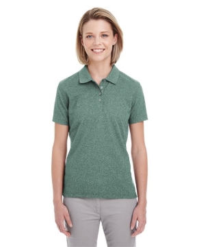 UltraClub - Women's Heathered Pique Polo - UC100W