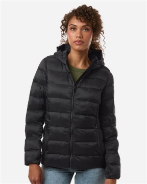 Weatherproof - Women's Lightweight Poly-filled Hooded Puffer Jacket - W26715