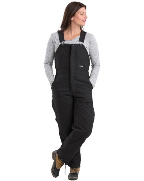 Berne Apparel - Women's Softstone Duck Insulated Bib Overall - WB515