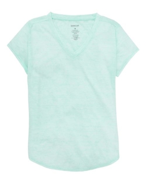 Boxercraft - Girls' Snow Heather V-Neck T-Shirt - YT34